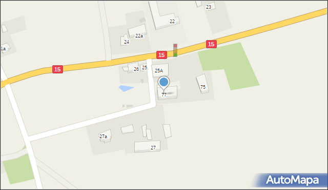 Pluskowęsy, Pluskowęsy, 77, mapa Pluskowęsy
