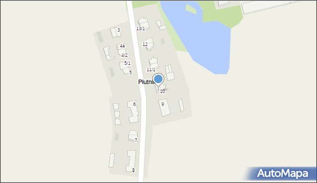 Płutniki, Płutniki, 10a, mapa Płutniki
