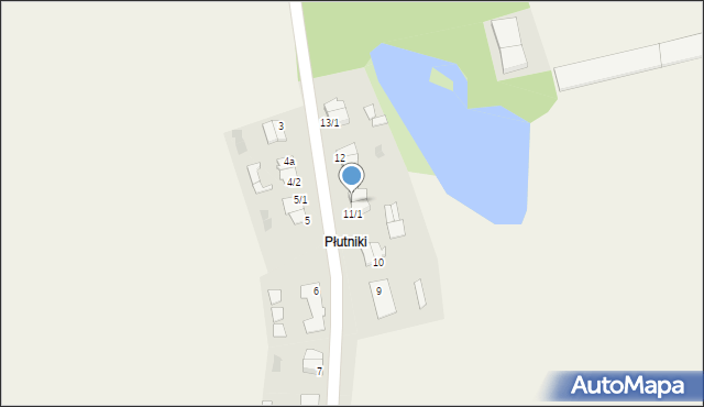 Płutniki, Płutniki, 11a, mapa Płutniki