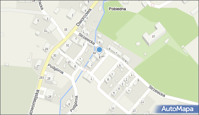 Pobiedna, Plac Wolności, 4, mapa Pobiedna