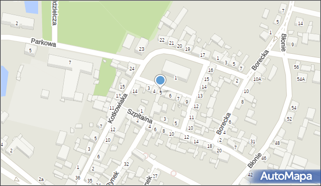 Pogorzela, Plac Powstańców Wielkopolskich, 5, mapa Pogorzela