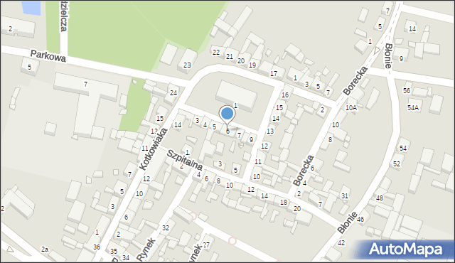 Pogorzela, Plac Powstańców Wielkopolskich, 6, mapa Pogorzela