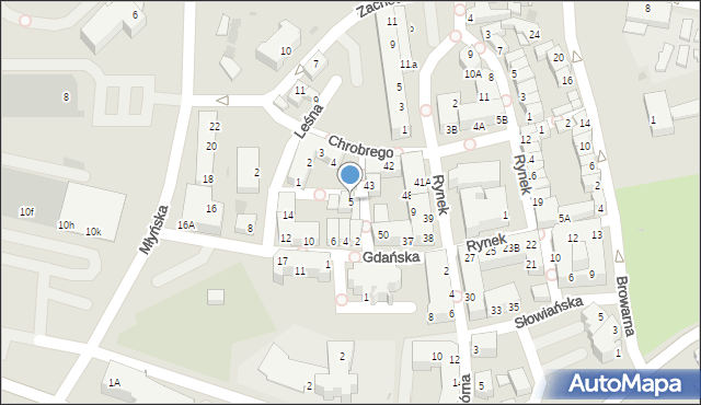 Polkowice, Plac Piastów, 5, mapa Polkowice