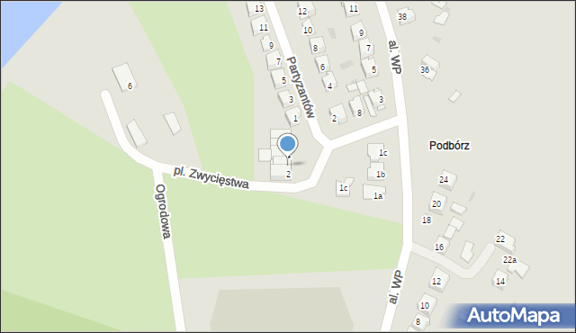 Poniatowa, Plac Zwycięstwa, 3, mapa Poniatowa