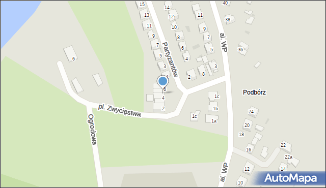 Poniatowa, Plac Zwycięstwa, 5, mapa Poniatowa