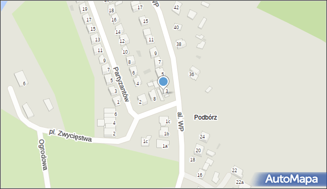 Poniatowa, Plac Zwycięstwa, 9, mapa Poniatowa