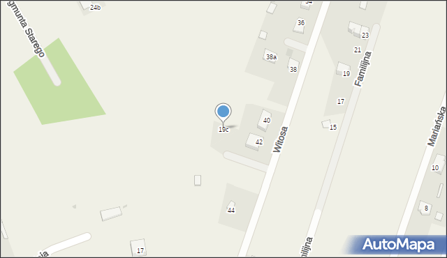 Postoliska, Plac 3 Maja, 19c, mapa Postoliska
