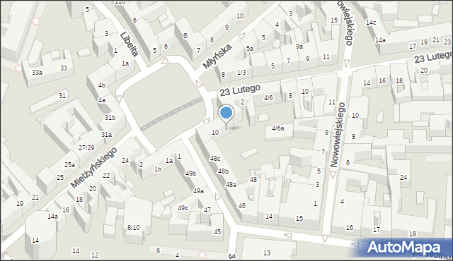 Poznań, Plac Ratajskiego Cyryla, 10e, mapa Poznania