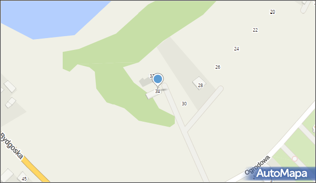 Prądocin, Plażowa, 34, mapa Prądocin