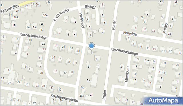 Pruszcz Gdański, Plac Wolności, 3, mapa Pruszcz Gdański