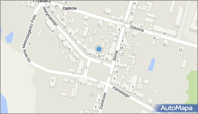 Przedecz, Plac Wolności, 5, mapa Przedecz