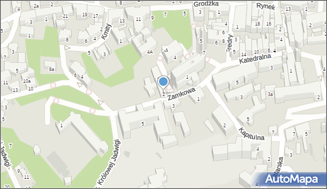 Przemyśl, Plac Katedralny, 2, mapa Przemyśla