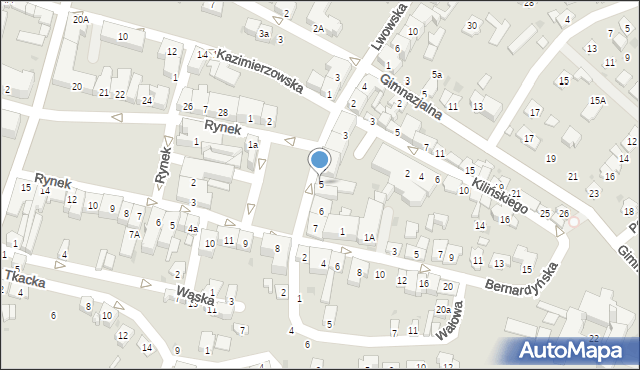 Przeworsk, Plac Mickiewicza Adama, 5, mapa Przeworsk