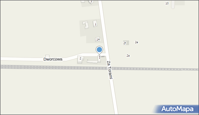 Przybroda, Plac Kolejowy, 1, mapa Przybroda