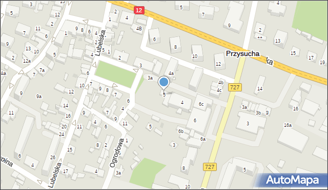 Przysucha, Plac Wyszyńskiego Stefana, ks. kard., 5, mapa Przysucha