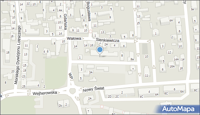 Puck, Plac Obrońców Wybrzeża, 15, mapa Puck