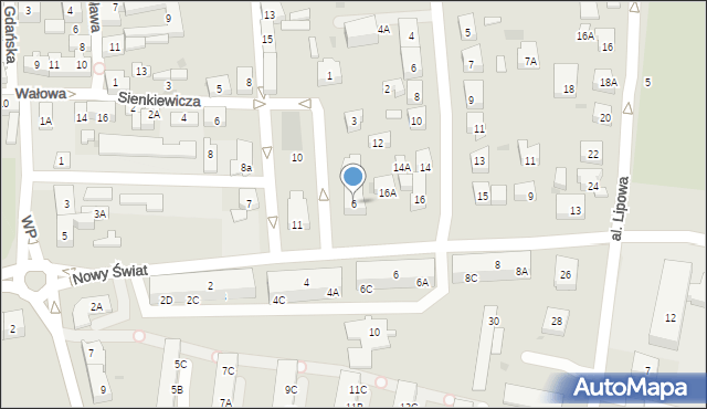 Puck, Plac Obrońców Wybrzeża, 6, mapa Puck