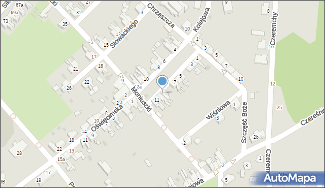 Pyskowice, Plac Żwirki i Wigury, 9, mapa Pyskowice
