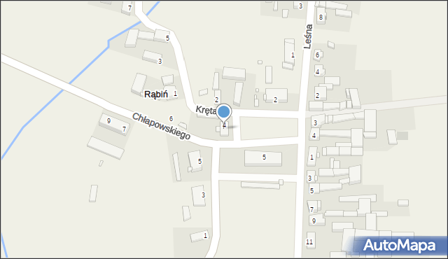 Rąbiń, Plac Kościuszki Tadeusza, gen., 1, mapa Rąbiń