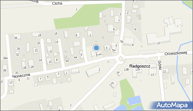 Radgoszcz, Plac św. Kazimierza, 3, mapa Radgoszcz