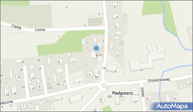 Radgoszcz, Plac św. Kazimierza, 6, mapa Radgoszcz