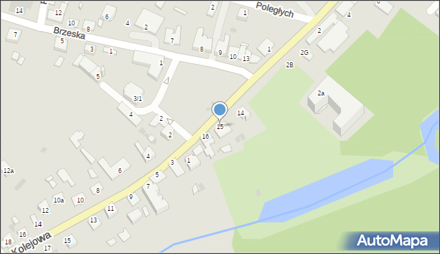 Radłów, Plac Kościuszki Tadeusza, gen., 15, mapa Radłów
