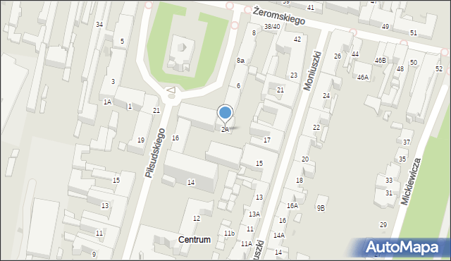 Radom, Plac Konstytucji 3 Maja, 2A, mapa Radomia