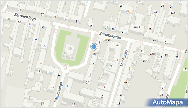 Radom, Plac Konstytucji 3 Maja, 8a, mapa Radomia