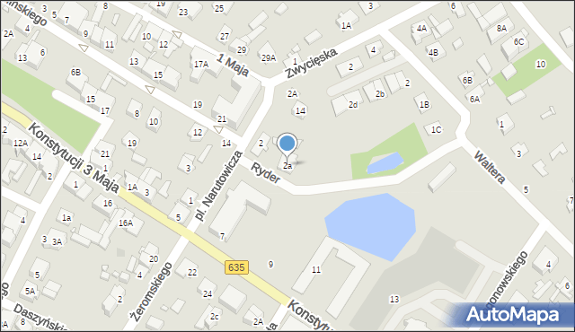 Radzymin, Plac Narutowicza Gabriela, 2a, mapa Radzymin