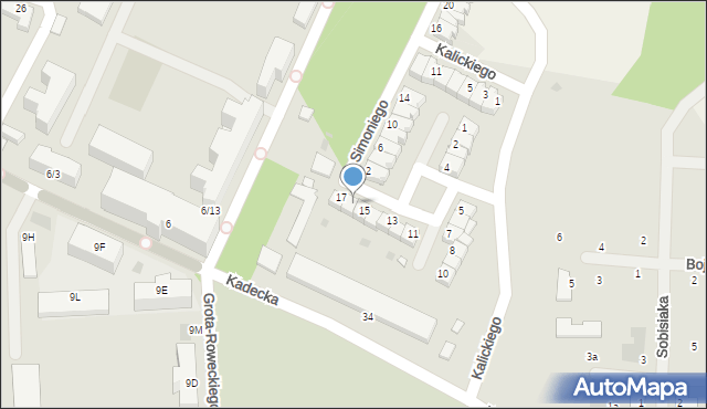Rawicz, Plac Kowalskiego Włodzimierza, ppłk., 16, mapa Rawicz