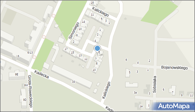 Rawicz, Plac Kowalskiego Włodzimierza, ppłk., 6, mapa Rawicz