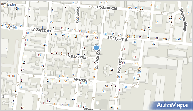 Rawicz, Plac Wolności, 11A, mapa Rawicz