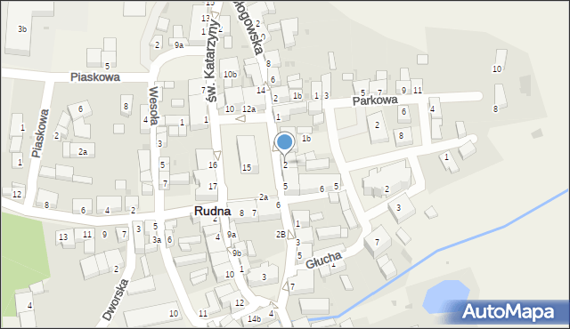 Rudna, Plac Zwycięstwa, 2, mapa Rudna