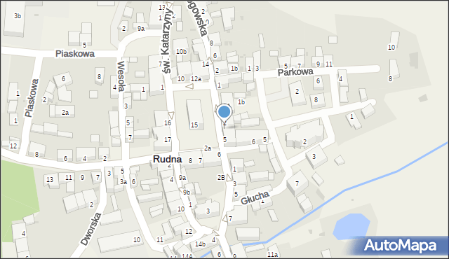 Rudna, Plac Zwycięstwa, 3, mapa Rudna