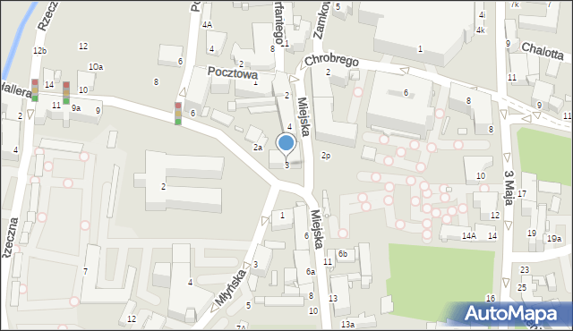 Rybnik, Plac Kopernika Mikołaja, 3, mapa Rybnika