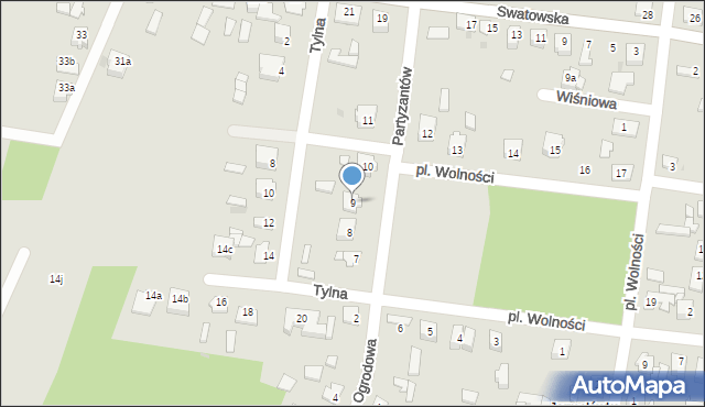 Ryki, Plac Wolności, 9, mapa Ryki