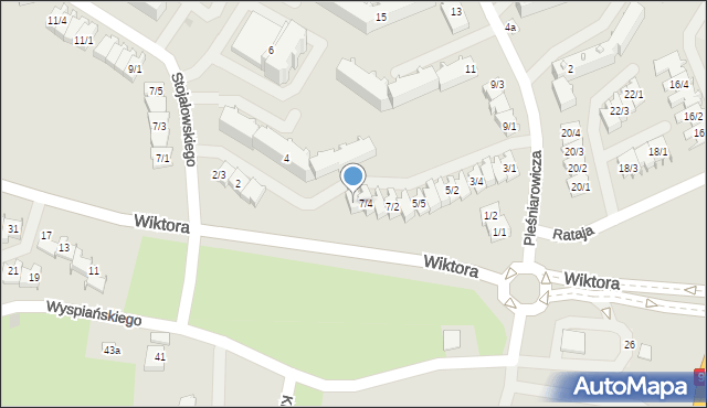 Rzeszów, Pleśniarowicza Jerzego, 7/5, mapa Rzeszów
