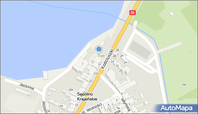 Sępólno Krajeńskie, Plac Wolności, 25, mapa Sępólno Krajeńskie