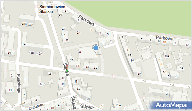Siemianowice Śląskie, Plac Wolności, 4, mapa Siemianowice Śląskie