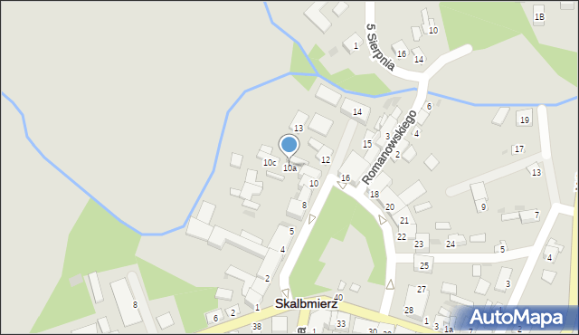 Skalbmierz, Plac Skłodowskiej-Curie Marii, 10a, mapa Skalbmierz