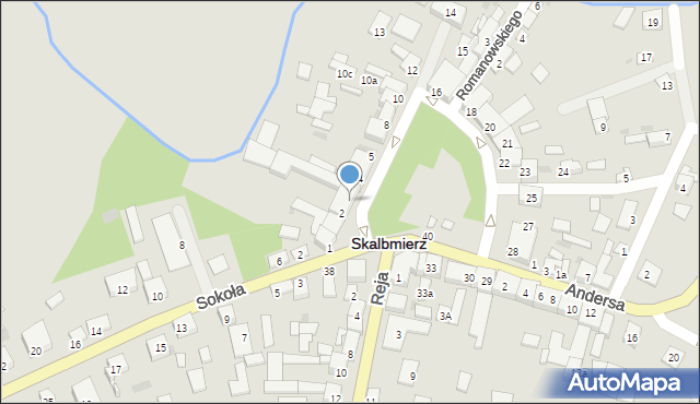 Skalbmierz, Plac Skłodowskiej-Curie Marii, 3, mapa Skalbmierz