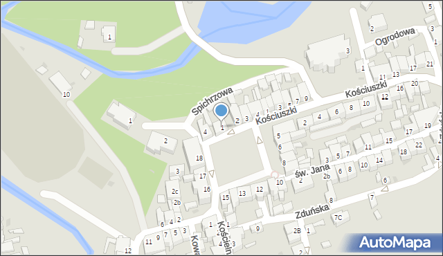 Skarszewy, Plac Hallera Józefa, gen., 1, mapa Skarszewy