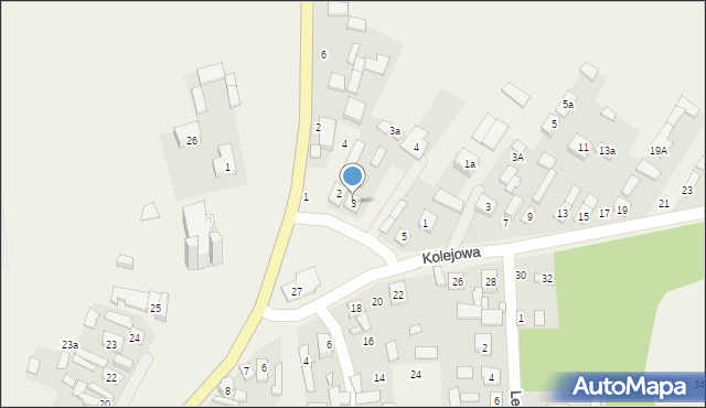 Skrzyńsko, Plac św. Marka, 3, mapa Skrzyńsko