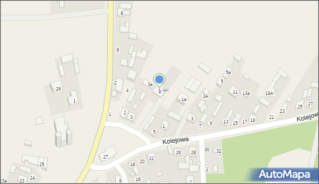 Skrzyńsko, Plac św. Marka, 4, mapa Skrzyńsko