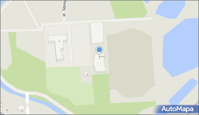 Sławno, Plac Sportowy, 2, mapa Sławno