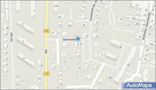 Sławno, Plac Wolności, 6, mapa Sławno