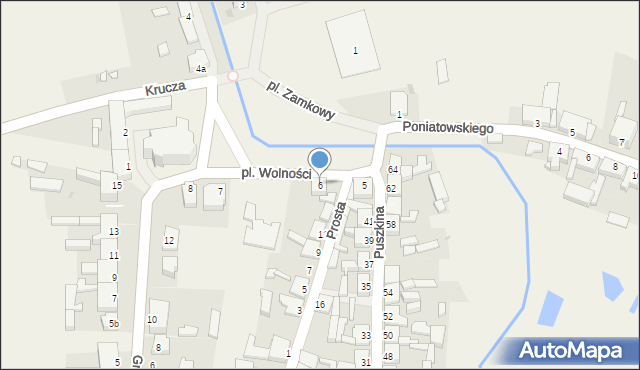 Słońsk, Plac Wolności, 6, mapa Słońsk