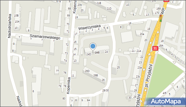 Słubice, Plac Przyjaźni, 24C, mapa Słubice