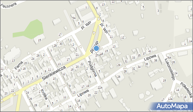 Śmigiel, Plac Wojska Polskiego, 17, mapa Śmigiel