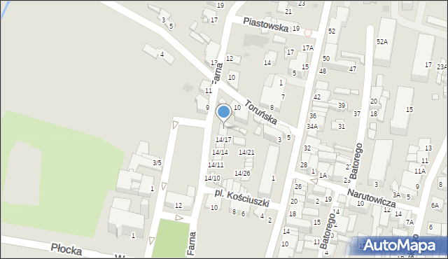 Sochaczew, Plac Kościuszki Tadeusza, gen., 14/19, mapa Sochaczew